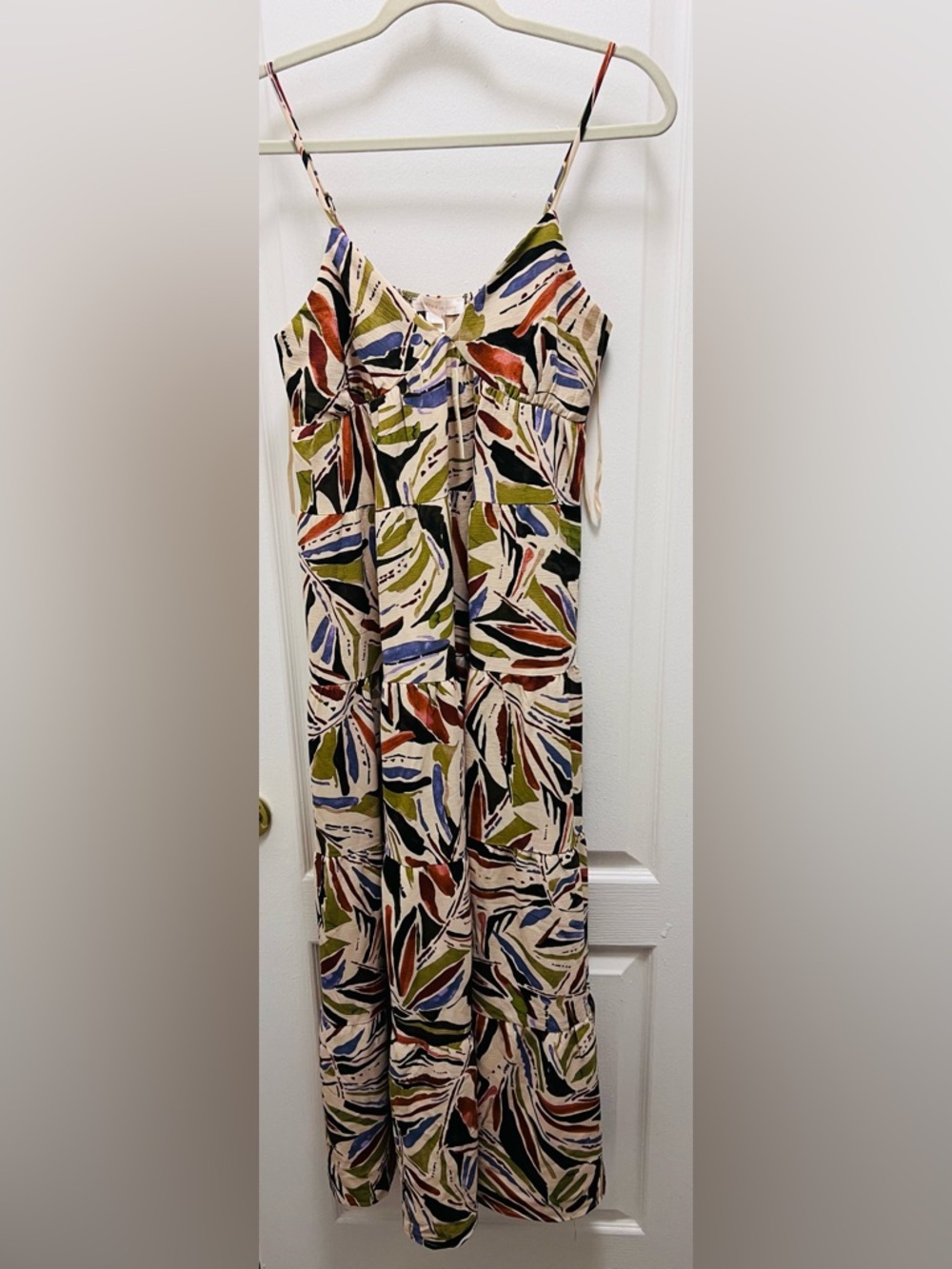 Monteau Multicolor Abstract Print Dress